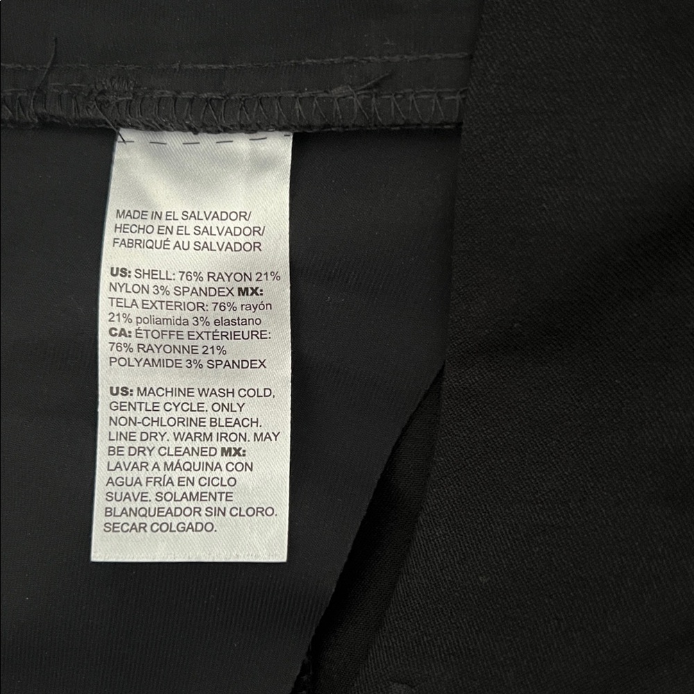 Chicos Classic Black Pants - Picture 5 of 7